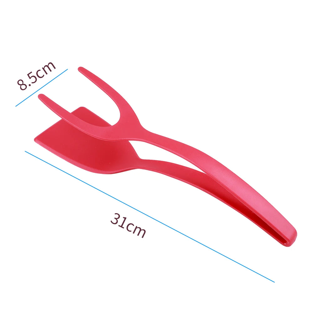 2 in 1 Nylon Grip Flip Tongs