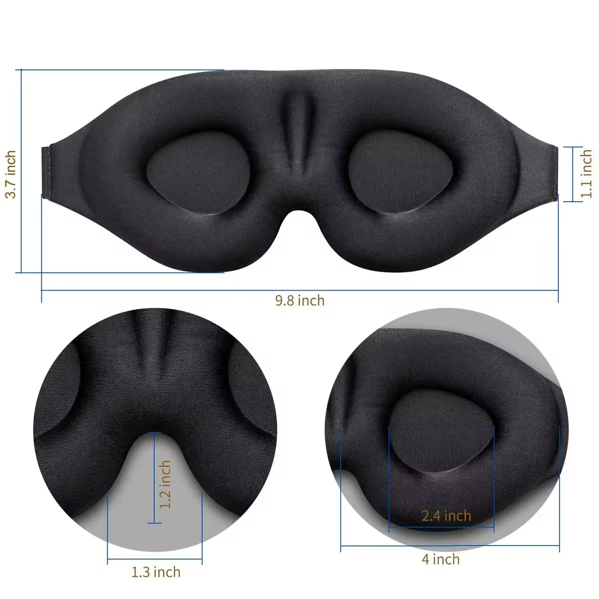 3D Blackout Eye Mask 