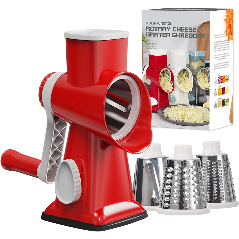 3 in 1 Rotary Cheese Grater