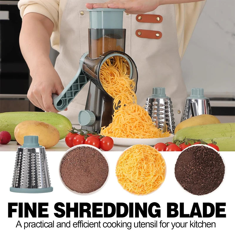 3 in 1 Rotary Cheese Grater