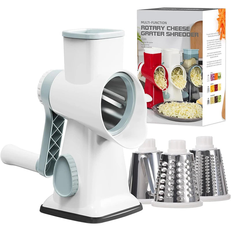 3 in 1 Rotary Cheese Grater